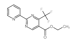 2-(2-吡啶基)-4-三氟甲基嘧啶-5-羧酸结构式