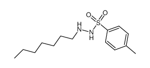 N-n-heptyl-N'-tosylhydrazine结构式