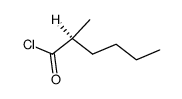 (S)-2-methylhexanoyl chloride结构式