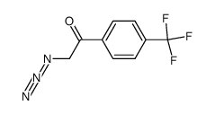 2-azido-1-[4-(trifluoromethyl)phenyl]-1-ethanone Structure