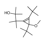 3-(2,3-di-tert-butyl-3-methoxycycloprop-1-en-1-yl)-2,3-dimethylbutan-2-ol结构式