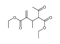 diethyl 2-acetyl-3-methyl-4-methylidenepentanedioate结构式