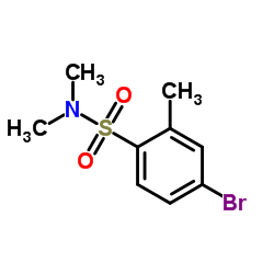 4-Bromo-N,N,2-trimethylbenzenesulfonamide Structure