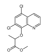 methyl 2-(5,7-dichloroquinolin-8-yl)oxypropanoate结构式