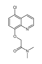 2-(5-chloroquinolin-8-yl)oxy-N,N-dimethylacetamide Structure
