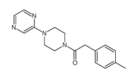 2-(4-methylphenyl)-1-(4-pyrazin-2-ylpiperazin-1-yl)ethanone Structure