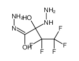 3,3,4,4,4-pentafluoro-2-hydrazinyl-2-hydroxybutanehydrazide结构式