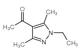 1-(1-乙基-3,5-二甲基-1H-吡唑-4-基)乙酮结构式