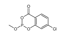 7-chloro-2-methoxy-1,3,2-benzodioxaphosphinin-4-one Structure