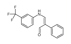 2-phenyl-3-[3-(trifluoromethyl)anilino]prop-2-enal结构式