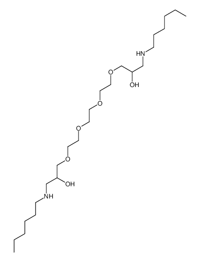 1-(hexylamino)-3-[2-[2-[2-[3-(hexylamino)-2-hydroxypropoxy]ethoxy]ethoxy]ethoxy]propan-2-ol Structure