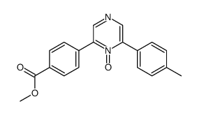 methyl 4-[6-(4-methylphenyl)-1-oxidopyrazin-1-ium-2-yl]benzoate Structure