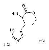 ethyl (2S)-2-amino-3-(1H-imidazol-5-yl)propanoate,dihydrochloride结构式
