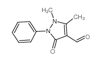 4-antipyrinecarboxaldehyde structure
