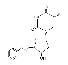 5'-O-benzyl-2'-deoxy-5-fluorouridine结构式