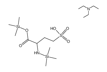 N,O-bis(trimethylsilyl)-D,L-homocysteic acid triethylammonium salt Structure