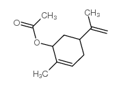 L-乙酸香芹酯结构式