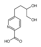 5-(3,4-dihydroxybutyl)pyridine-2-carboxylic acid Structure