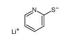 2-mercaptopyridine lithium salt Structure