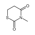 3-methyl-1,3-thiazinane-2,4-dione结构式