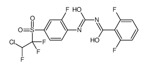 N-[[4-(2-chloro-1,1,2-trifluoroethyl)sulfonyl-2-fluorophenyl]carbamoyl]-2,6-difluorobenzamide Structure