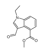 METHYL 1-ETHYL-3-FORMYL-1H-INDOLE-4-CARBOXYLATE picture