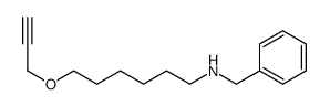 N-benzyl-6-prop-2-ynoxyhexan-1-amine Structure