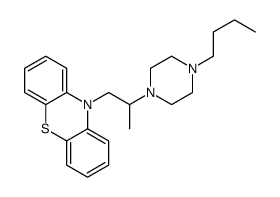 10-[2-(4-butylpiperazin-1-yl)propyl]phenothiazine Structure