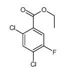 Benzoic acid, 2,4-dichloro-5-fluoro-, ethyl ester Structure
