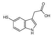 1H-Indole-3-aceticacid,5-mercapto-(9CI) picture
