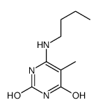 6-(butylamino)-5-methyl-1H-pyrimidine-2,4-dione结构式