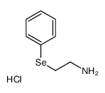 2-phenylselanylethanamine,hydrochloride Structure