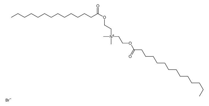 dimethyl-bis(2-tetradecanoyloxyethyl)azanium,bromide Structure