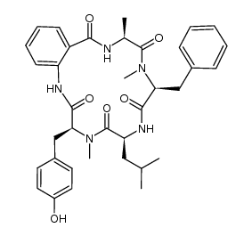 环肽A结构式