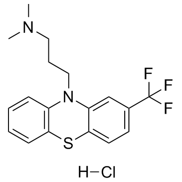 Triflupromazine hydrochloride Structure