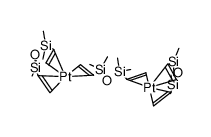 Karstedt's catalyst Structure