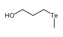 3-methyltellanylpropan-1-ol结构式