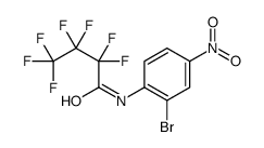 N-(2-bromo-4-nitrophenyl)-2,2,3,3,4,4,4-heptafluorobutanamide Structure