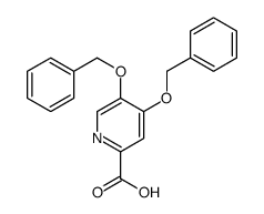 4,5-双(苯基甲氧基)-2-吡啶羧酸结构式