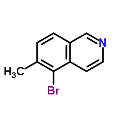 5-溴-6-甲基异喹啉结构式