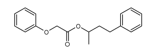 4-phenylbutan-2-yl-2-phenoxyacetate结构式