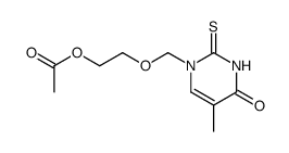 1-((2-acetoxyethoxy)methyl)-2-thiothymine Structure