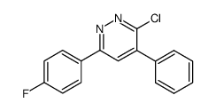 3-chloro-6-(4-fluorophenyl)-4-phenylpyridazine Structure