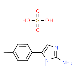 5-(4-METHYLPHENYL)-1H-IMIDAZOL-2-AMINE SULPHATE (2:1) Structure