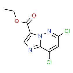 Ethyl 6,8-dichloroimidazo[1,2-b]pyridazine-3-carboxylate Structure