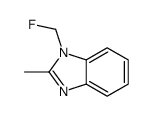 (9ci)-1-(氟甲基)-2-甲基-1H-苯并咪唑结构式