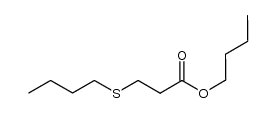 butyl 3-(butylthio)propanoate结构式