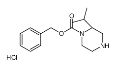 benzyl (2R)-2-propan-2-ylpiperazine-1-carboxylate,hydrochloride Structure
