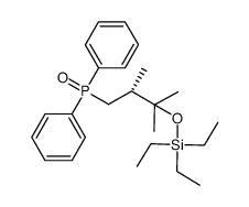 Phosphine oxide, [(2R)-2,3-dimethyl-3-[(triethylsilyl)oxy]butyl]diphenyl- Structure