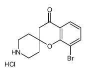 8-bromospiro[3H-chromene-2,4'-piperidine]-4-one,hydrochloride Structure